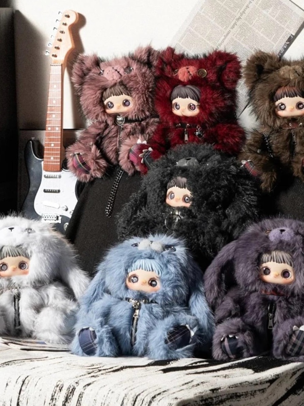 Brand New MAYMEI 400% Rebel Doll Backpack Series Plush -- 🩷 Fall In Love 🩷 - Picture 10 of 14